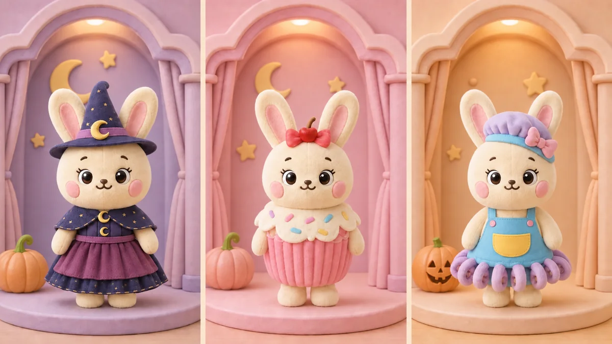 Baker Bunny dressed as Moonlit Bakery Witch